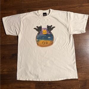 Honolulu white 90s tee